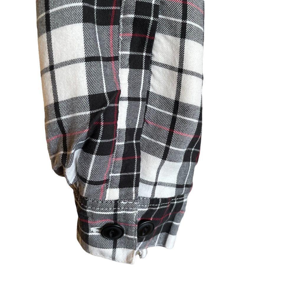 LL Bean ~ Plaid Shacket ~ Faux Fur/Teddy lined~ size Small - Picture 4 of 6